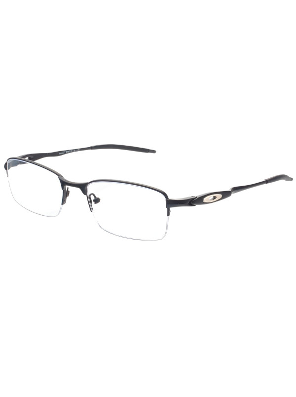 Armação de Óculos Retangular Meio Aro Evade OX3208 Preto